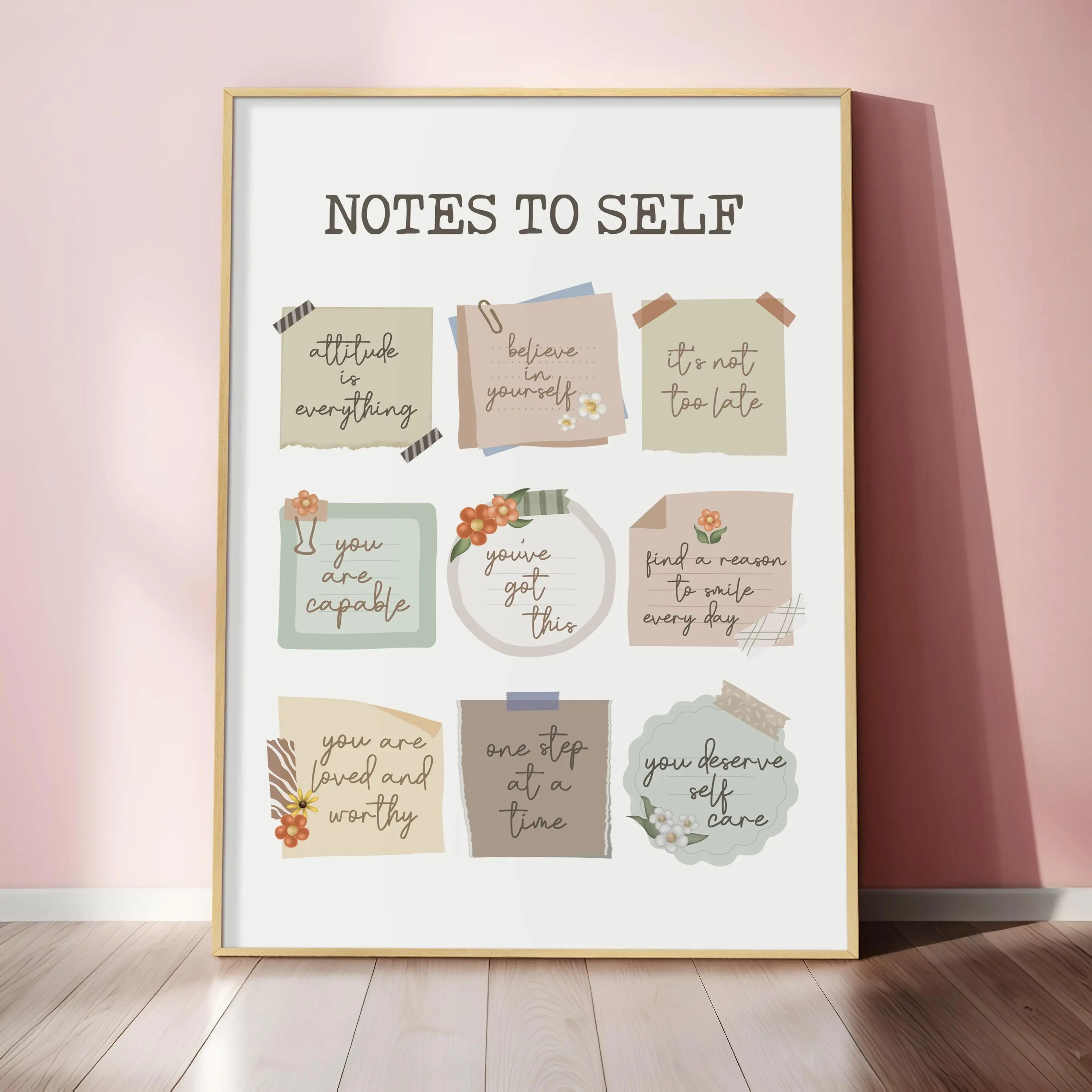[SALE UP TO 40%] [Unframed] Inspirational Wall Decor | Motivational Wall Art | Office Wall Art | Home Office Decor | Mental Health Prints | Motivational Poster Prints