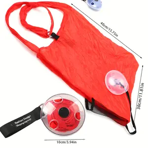 2pcs Folding Shopping Bags, Supermarket Shopping Bags, Retractable Multi-Functional Portable Small Storage Bags, Multi-Functional Retractable Bags