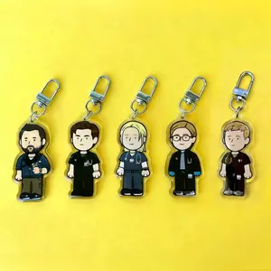 The Pitt acrylic keychain | Robby Langdon Dana Mel | Alchemilla Hospital Monsters | Konami Horror Fan Art