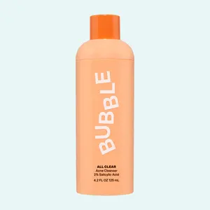 Bubble Skincare All Clear Acne Cleanser - 2% Salicylic Acid Foaming Facial Wash for Breakout Prevention