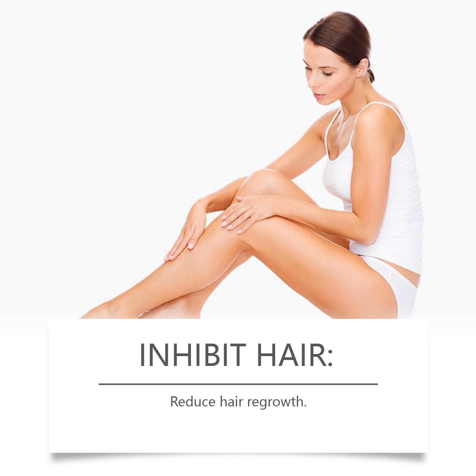 OceAura Cyperus Rotundus Oil for Hair Reduction - Natural Hair Growth Inhibitor & Strawberry Legs Treatment - Post-Hair Removal Skin Repair Serum with Vitamin E & Olive Oil - Soothing & Hydrating for Sensitive Skin - 2 fl oz