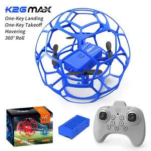 Four-Axis Football Stunt Drone | 360° Rolling & Hovering | Anti-Collision Remote Control Aircraft | Competitive Spherical Aeromodel