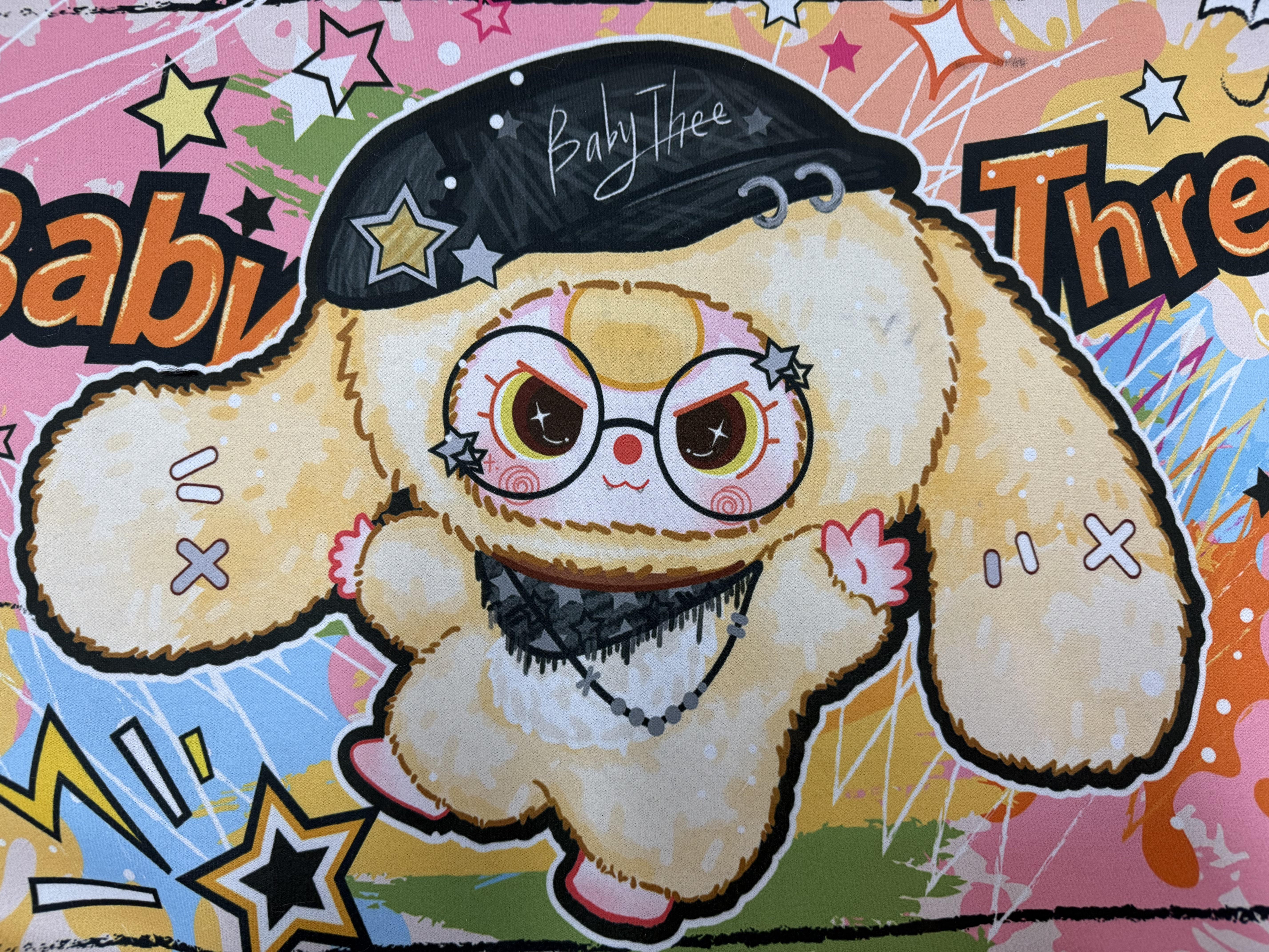 LISM Babythree Table mat Toy doll ，Tabletop ornament，Desktop decorations