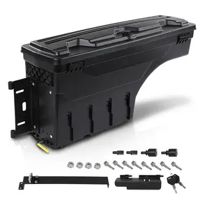 CROSSDESIGN Fit For 99-07 Chevy Silverado & Gmc Sierra 1500 2500 3500 Truck Bed Storage Box