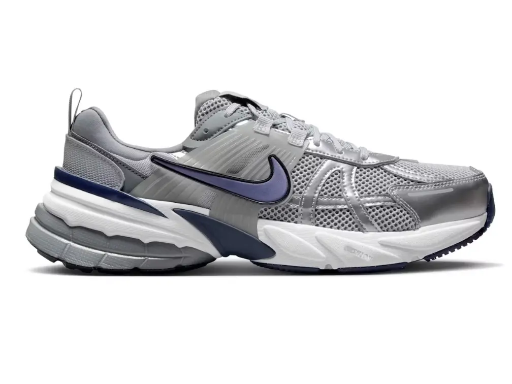 Nike V2K Run Wolf Grey Midnight Navy Nike V2K Run Wolf Grey Midnight Navy