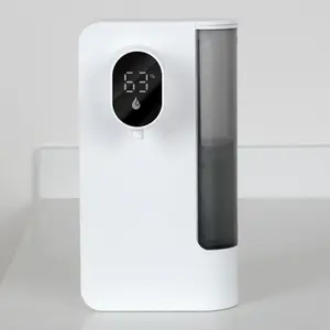 Smart Sensor Three-Stage Gel Kitchen LED Display 500ML USB Rechargeable Automatic Liquid Soap Dispenser, Touchless Wall-Mounted Hotel Bathroom