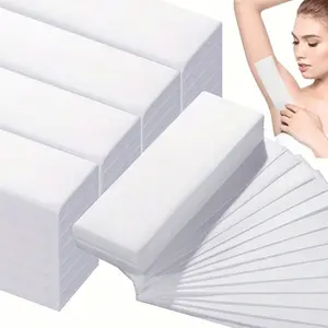 50pcs/100pcs Pack Wax Strips For Hair Removal, Waxing Accessories, Hair Products And Accessories For Barber Salon Beauty Travel Essentials