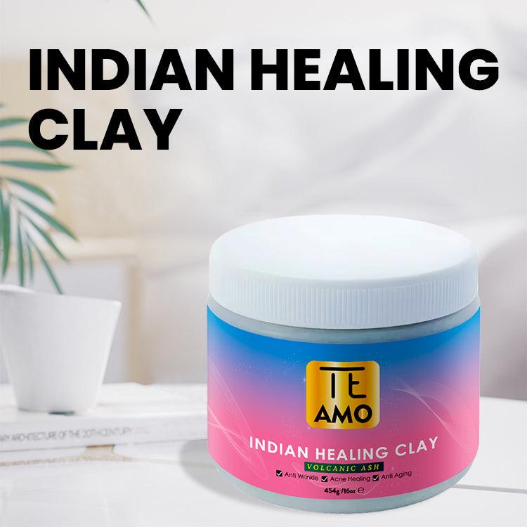 INDIAN HEALING CLAY 16 oz by TE AMO - Volcanic Ash