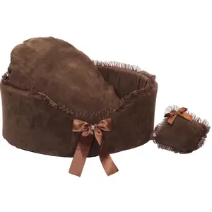 Luxurious Sofa Style Round Dog Bed