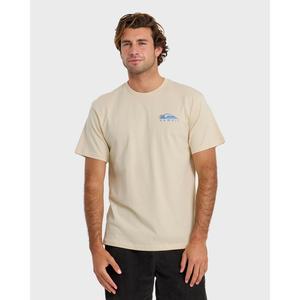 Quiksilver | Hi Tube Time Classic Short Sleeve T-Shirt | Men's 100% Cotton Graphic Print Signature Logo | Everyday Wear