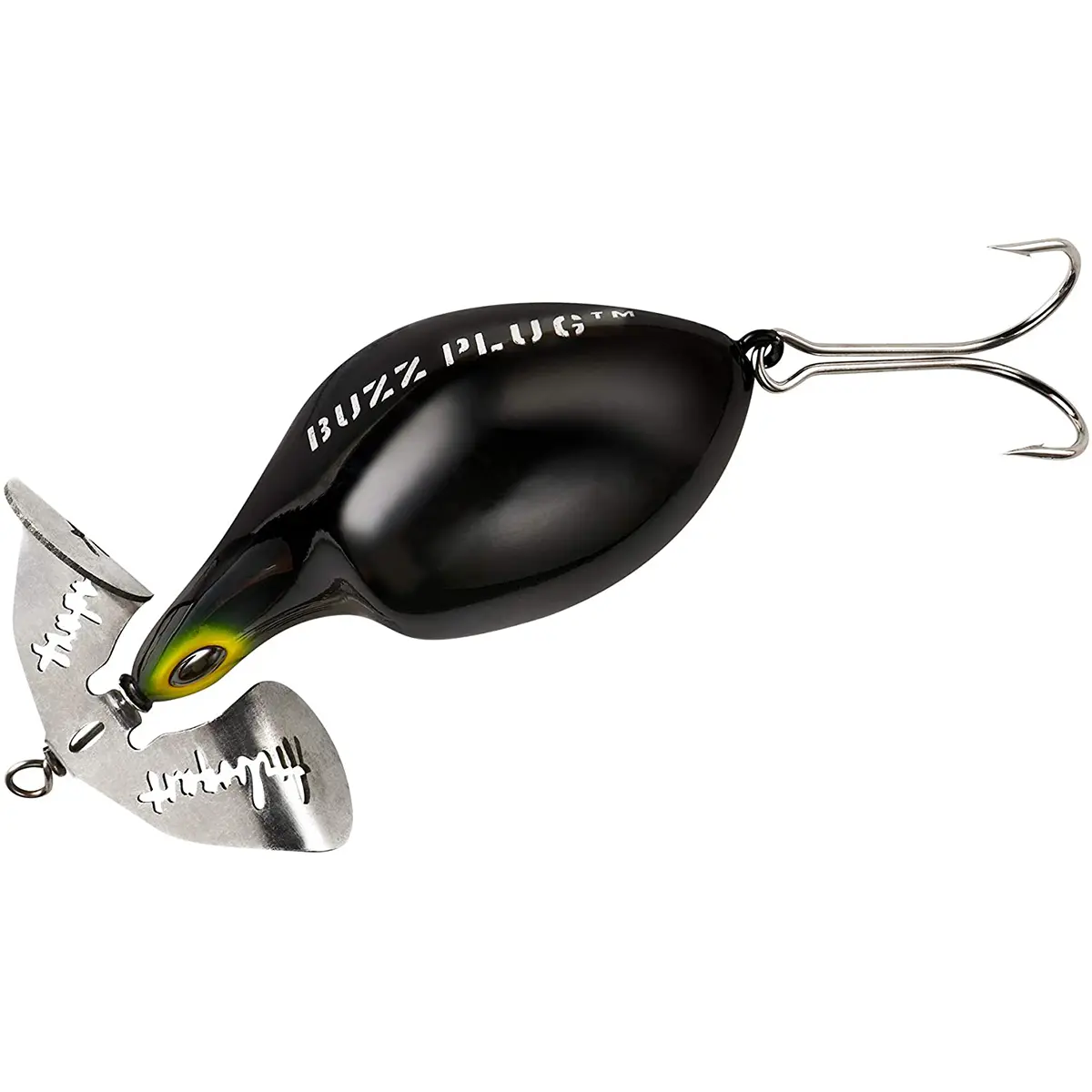 Arbogast Buzz Plug 1 oz Floating Bass Lure - Built-in Action, Near Weedless Design, Floating Fishing Lures, Fishing Equipment Lures, 3/0 Double Hooks