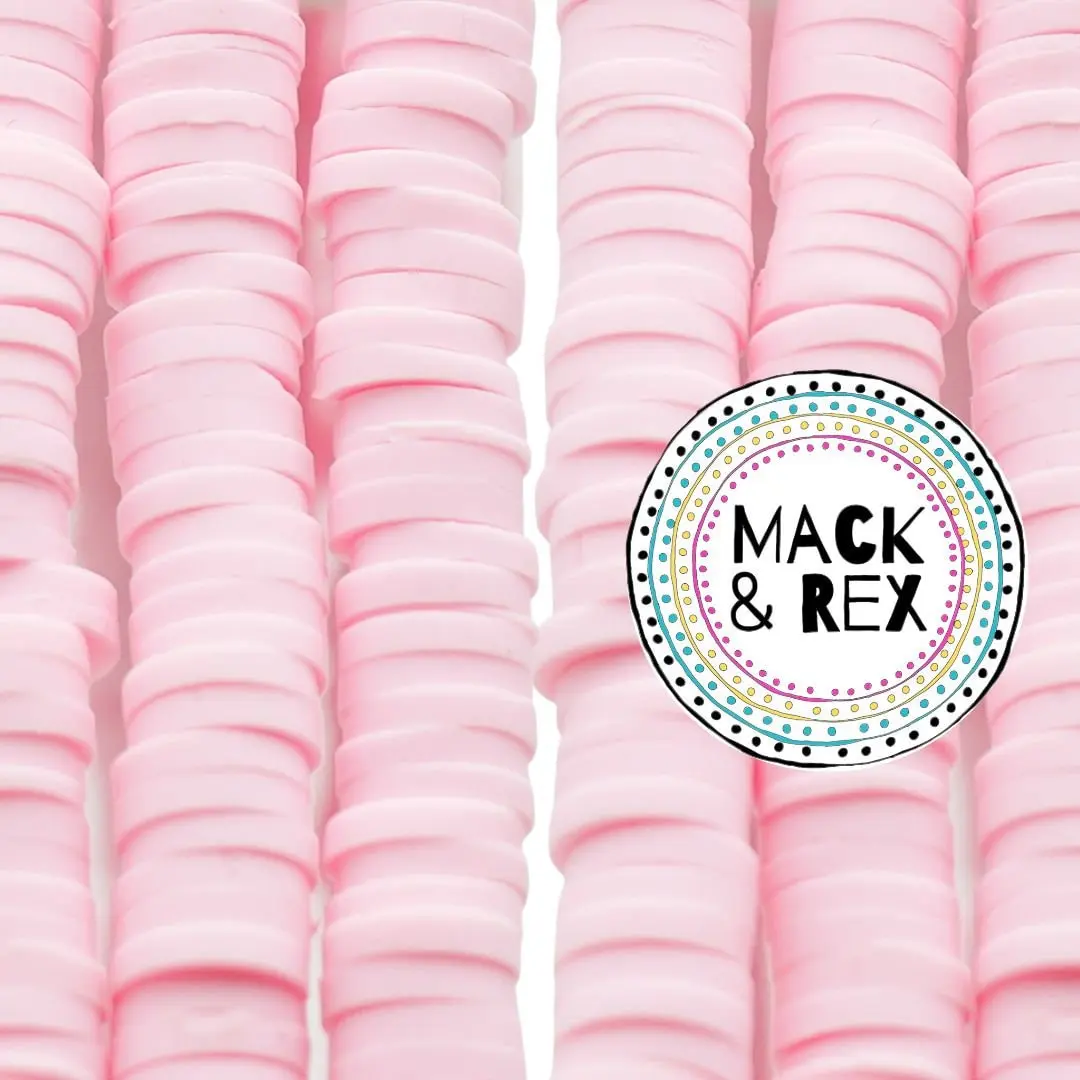 Pearl Pink | 6mm Heishi Beads