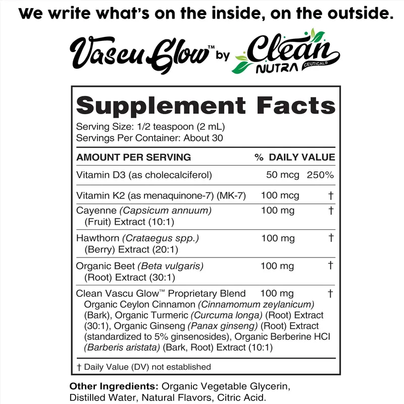 Clean Nutra BOGO | Cayenne Pepper Drops Supplement + Hawthorn Berry, Vitamin D3 K2, Organic Beet Root Powder, Ceylon Cinnamon, Turmeric Curcumin, Panax Ginseng & More Health Wellness Supplement Liquid Drops – Vascu Glow Clean Nutra BOGO | Cayenne Pepper Drops Supplement + Hawthorn Berry, Vitamin D3 K2, Organic Beet Root Powder, Ceylon Cinnamon, Turmeric Curcumin, Panax Ginseng & More Health Wellness Supplement Liquid Drops – Vascu Glow