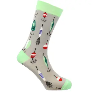 Hooked Natural Bamboo Knit Socks