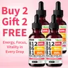 (4-Pack) Vitamin B12 Liquid Edible Supplement Drops with B6, B1, Niacin & Folate for Energy, Brain & Heart - Raspberry, & Strawberry 27,200 mcg per Serving, 4 fl Oz