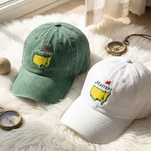 The Masters Embroidered Golf Cap, Augusta Inspired Hat, Casual Everyday Wear Unisex Adjustable Cap