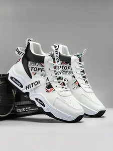 Men's Elevated High-Top Sneakers | Breathable Casual Shoes | Modern Platform Design
