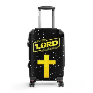 May the Lord be with you Hard-shell suitcase