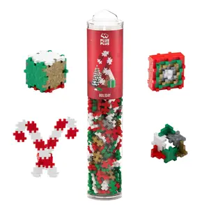 Plus-Plus 240 pc Holiday Tube for Creative and Educational Play