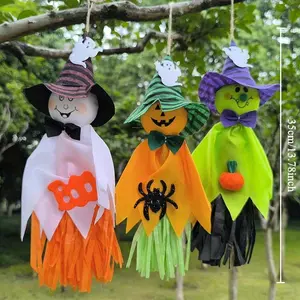 1Pc Halloween decorations: scarecrow doll and pumpkin ornaments
