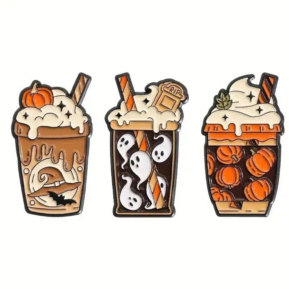 Cute Halloween enamel pins