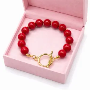 Jasper coral red brazalet #20 Jasper coral red brazalet #20