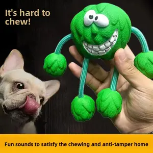 Dog Toy Durable Chew Pet Sound Toy Ball Pet Boredom Relief Artifact Teeth Cleaning Sound Toy Ball