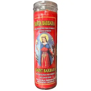 Candle Perfume - Veladora Preprada - Santa Barbara Decor Ornaments Decoration