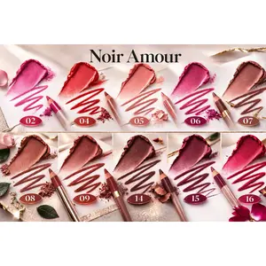 Noir Amour Luxury Lip Liner - Rich Pigment, Smooth Application, 10 Shades Available