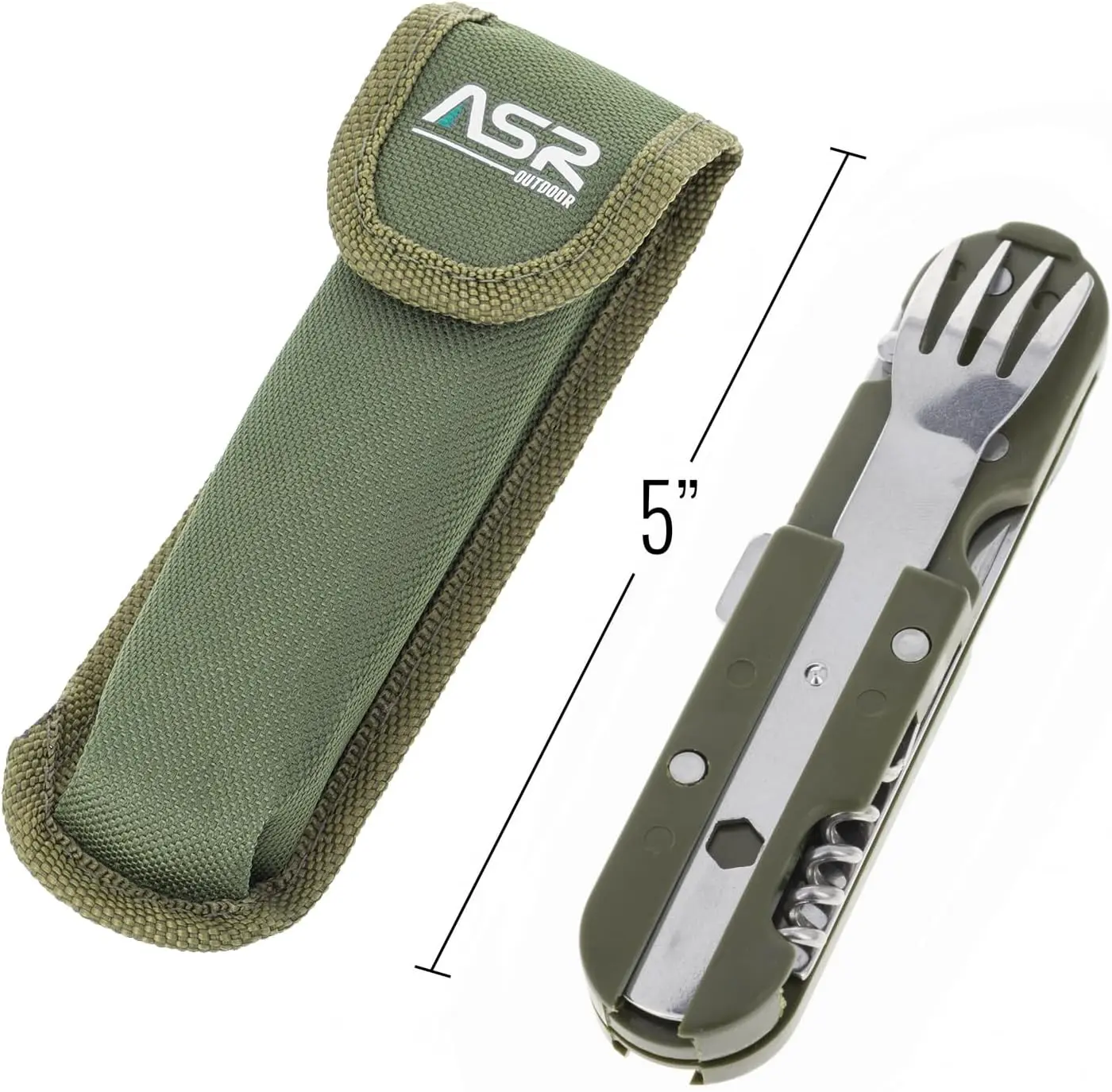 ASR Outdoor Camping Utensil Set for Cooking and Eating ASR Outdoor Camping Utensil Set for Cooking and Eating