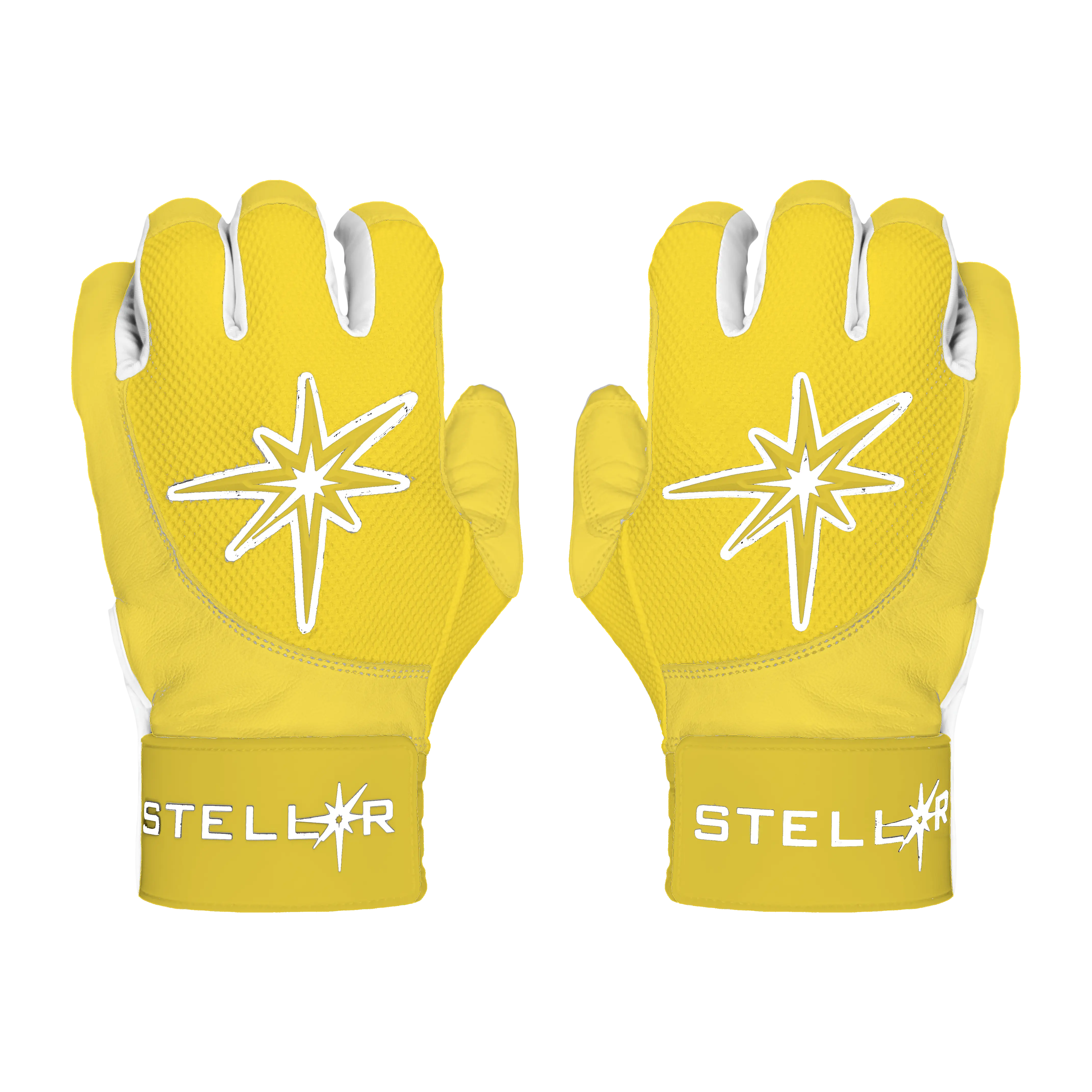 Yellow Batting Gloves
