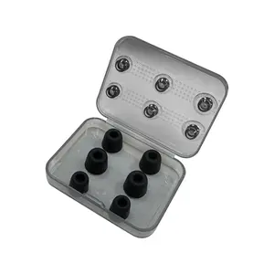 Cca Liquid Silicone Ear Pads with Comfortable Memory Foam, Soft Elastic Premium Replacement Ear Cushions, 3 Pairs (///blue)