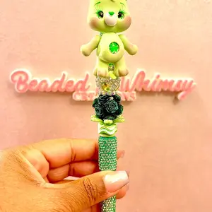 Luck Bear Luxe Beaded Pen