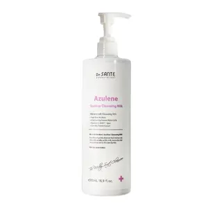 Dr. SANTE Azulene Soother Cleansing Milk 500 mL | Korean Hydrating Cleanser with Azulene & Hyaluronic Acid | Gentle K-Beauty Cleansing Milk for Sensitive, Dry, and All Skin Types | Authentic Korean Skincare Curated by M5TR