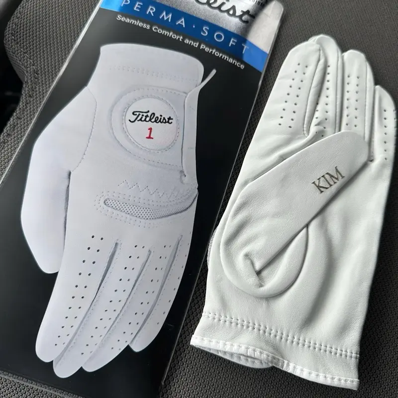 Custom Laser Engraved Titleist Perma Soft Golf Glove
