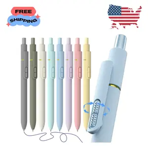 8 Pack 0.7mm Quick Dry Fine Point Gel Pen Blue Ink, Aesthetic