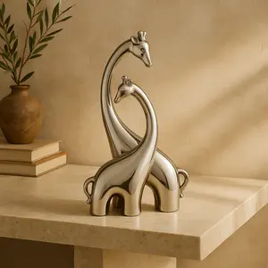 Giraffe Ceramic Decorative Sculpture