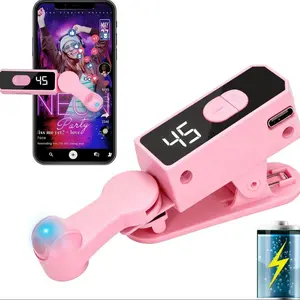 Portable Compact Auto Clicker for iPhone iPad Android Smartphone Built in Battery with Strong Battery Life Hands-Free Silent Operation Handy, Auto Tapper for Tiktok Live，Gaming,Likes & Reward Tasks