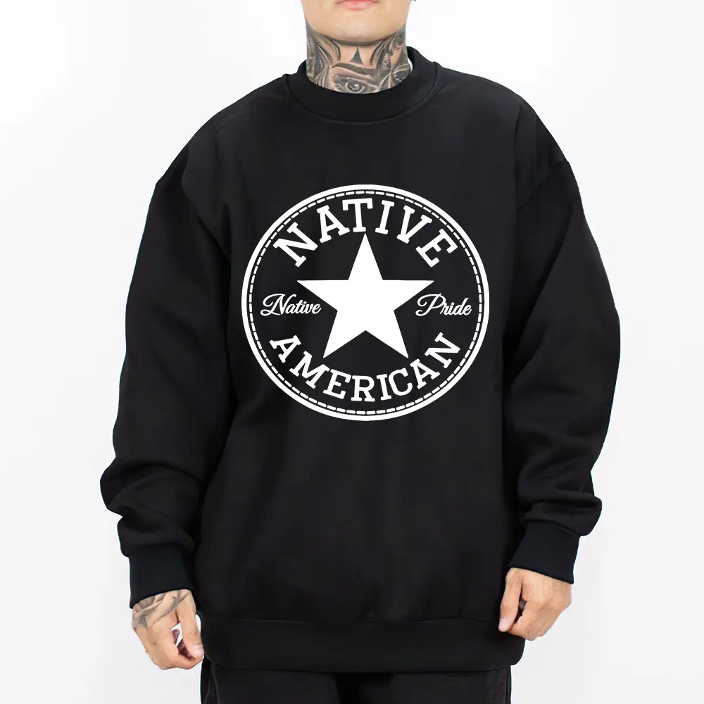 Native Chicano Clothing, Aztec Art Mex Clothes, Oversized Graphic Tee for Men & Women Medium Heavy Polyester Sweatshirt Loose Fit Casual Streetwear AZT Hoodie Unisex