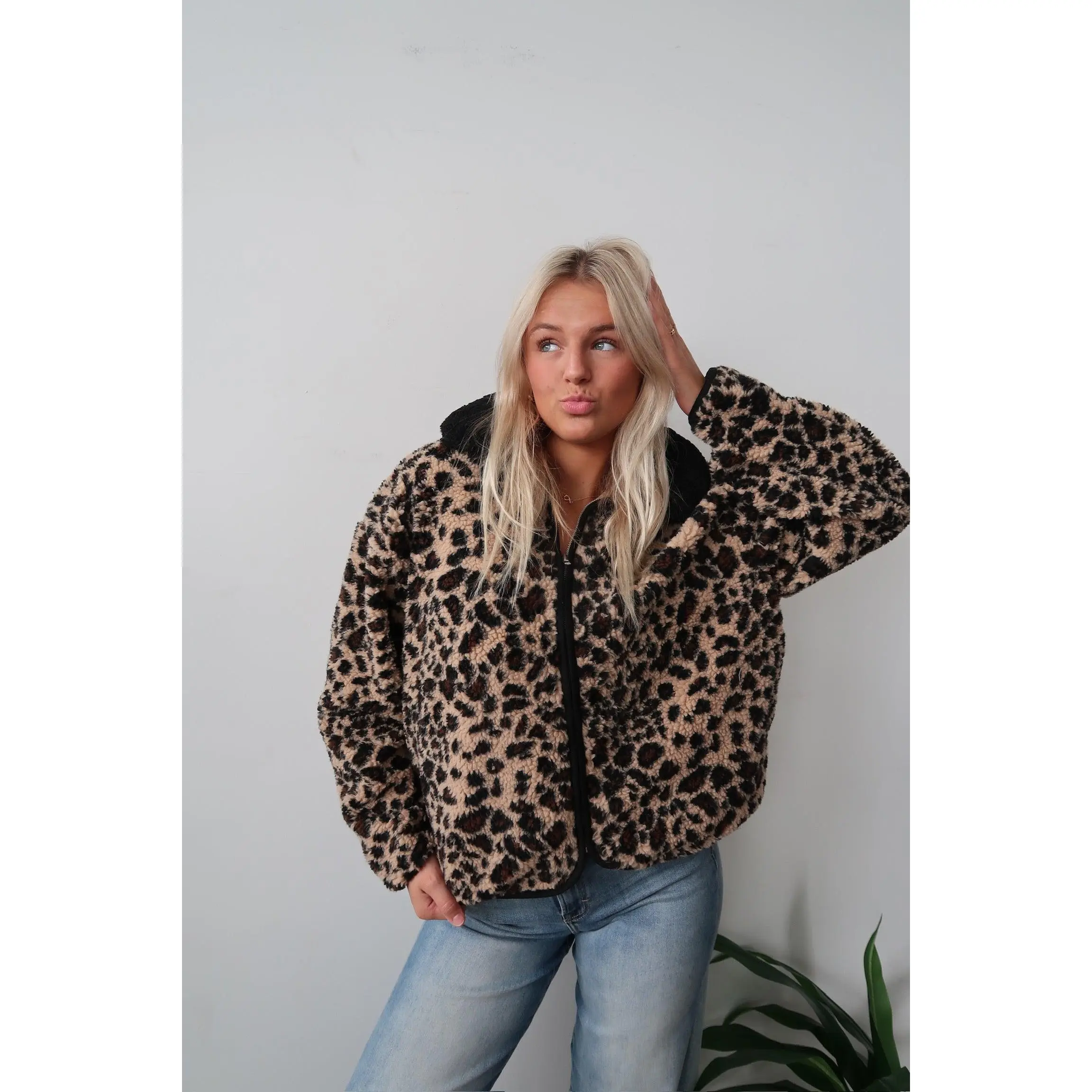 Leopard Shearling Jacket Leopard Shearling Jacket