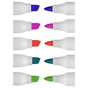 Zebra Mildliner Double Ended Highlighter, Refresh Pack of 5