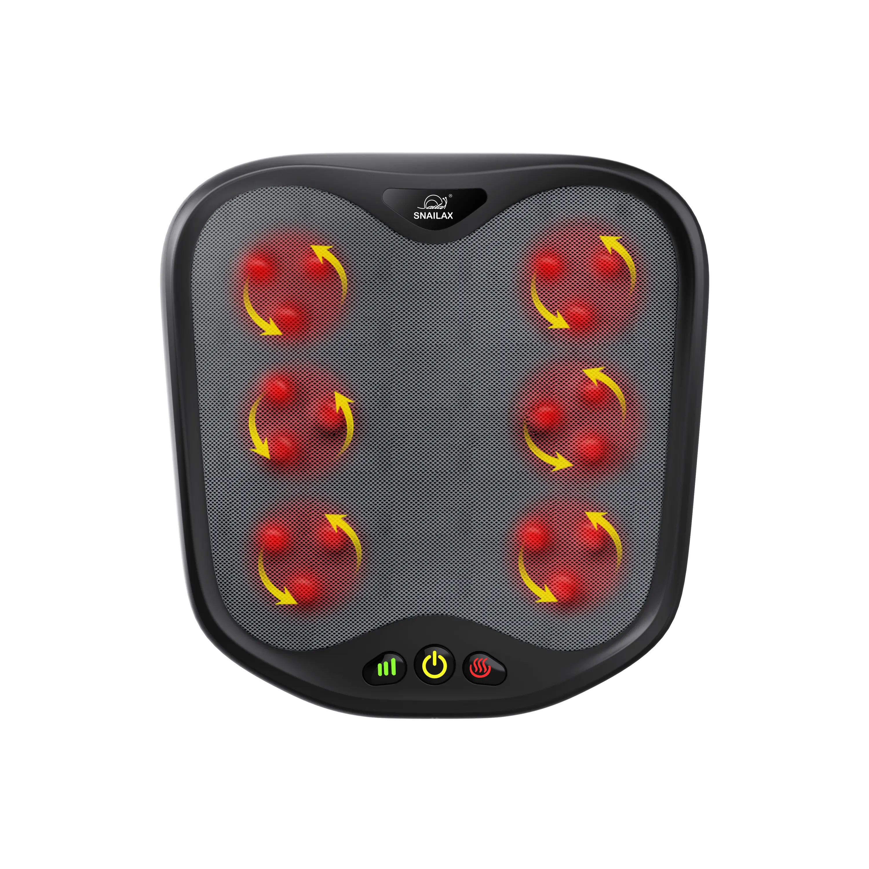 Snailax Shiatsu Foot Massager with Heat, Washable Cover Kneading Foot & Back Massager, Heated Feet Warmer, Electric Feet Massager Machine for Plantar Fasciitis