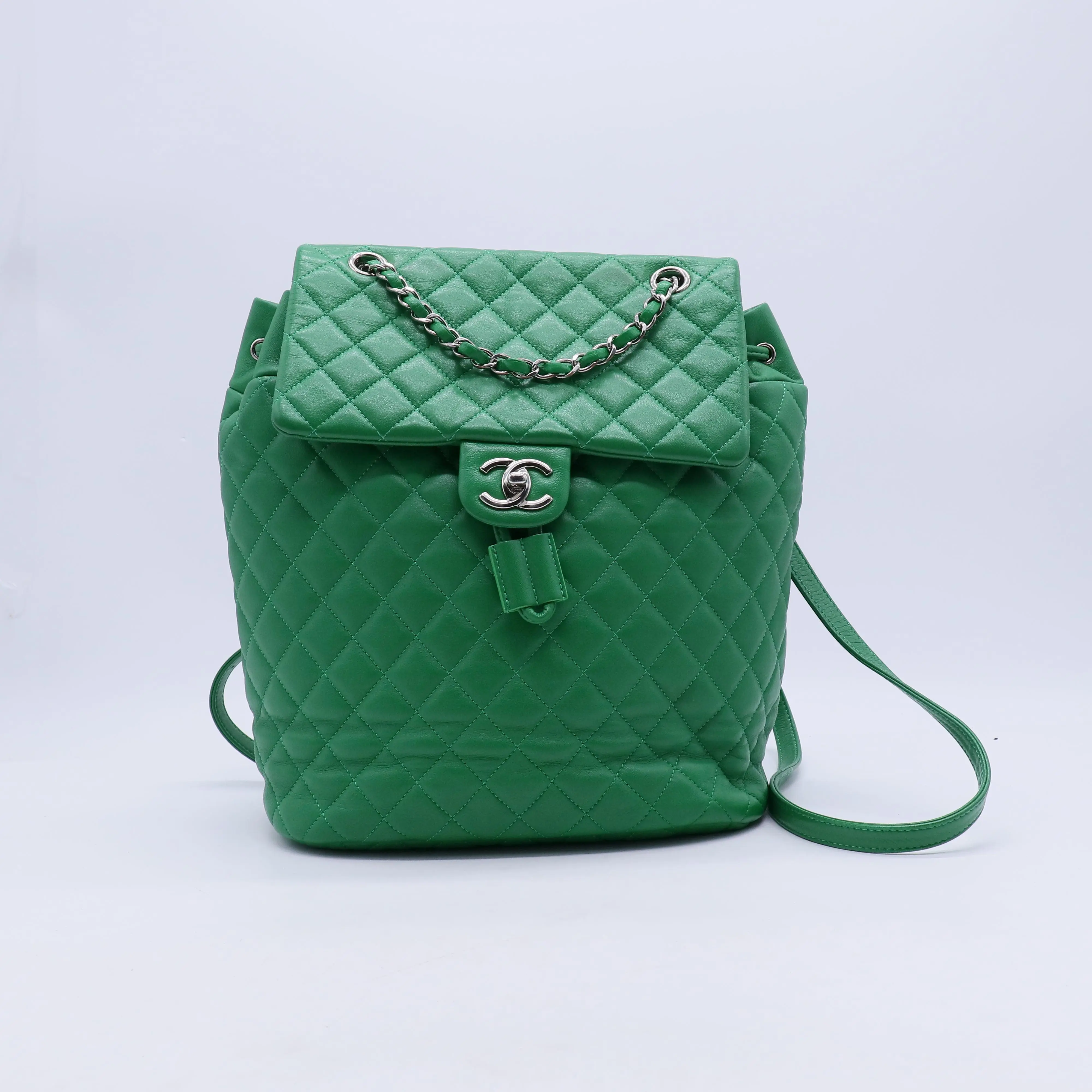 Pre-owned CHANEL Leather Backpacks Small Urban Spirit Backpack B21843