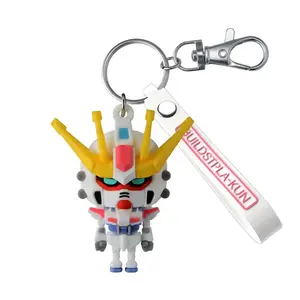 Bandai Gundam Build Strike Exceed Galaxy Buildstpla-kun 3D Rubber Mascot Keychain