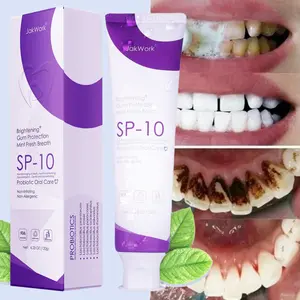 SP-10 Probiotic Whitening Toothpaste - Mint Freshness, Pigmentation Removal & Enamel Care, Daily Oral Health Solution refreshing toothpaste