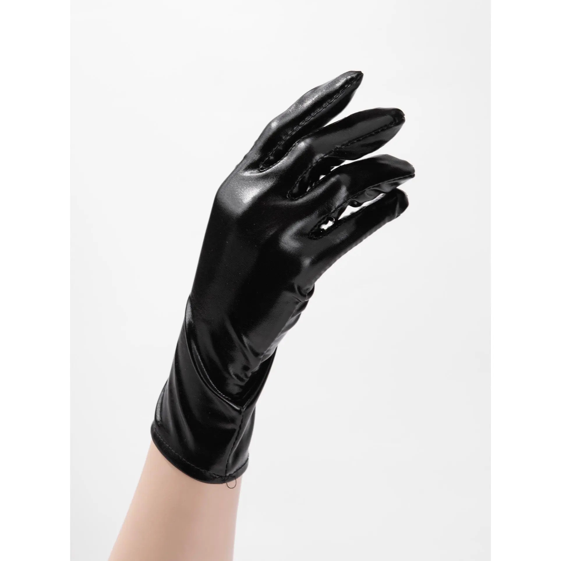 SP Sophia Collection Wrist-Length Metallic Fashion Gloves, Ideal for Party Occasions