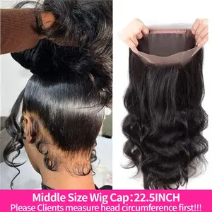 Bling Hair 180Density 13x4 13x6 Transparent Body Wave 30 32 Inches Lace Front Human Hair Wigs Brazilian 360 Frontal Body Wave Hair Wigs For Women TikTokShopBlackFriday