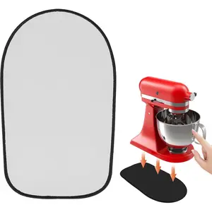 Sliding Mat for Stand Mixer,Mixer Mover Slider Mat Pad,Heat Resistant Mat For Appliance,Kitchen aid Mixers Accessories. (White, For 5-8 Qt Mixer)