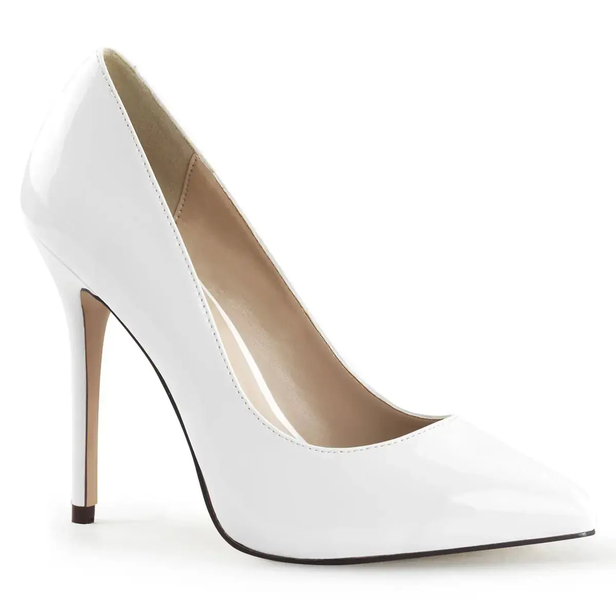 Pleaser Amuse-20 Women's Classic Pump White