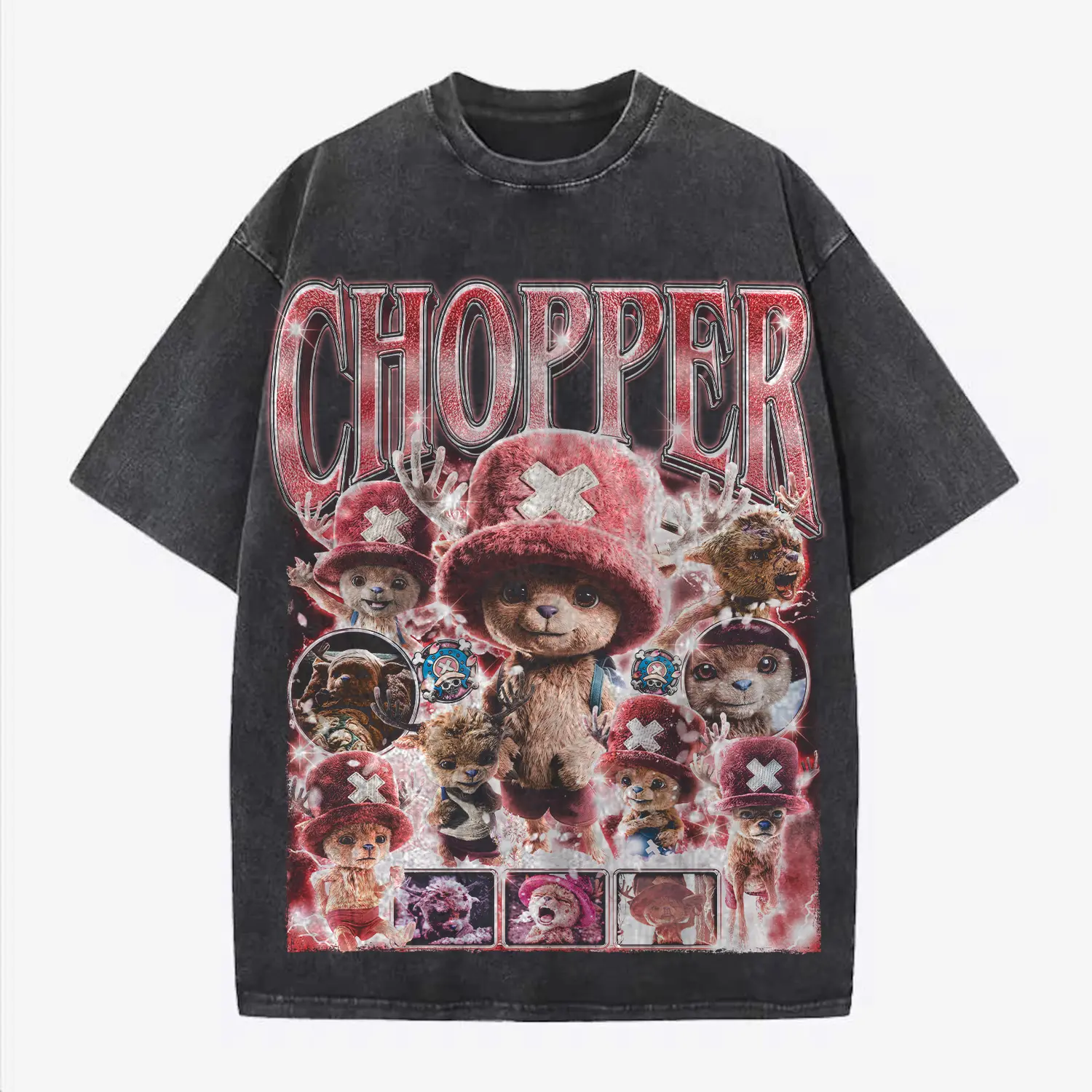 [ Washed Color] Tony Tony Chopper Shirt, Anime Shirt